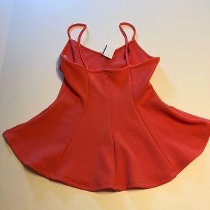 Peplum tank top